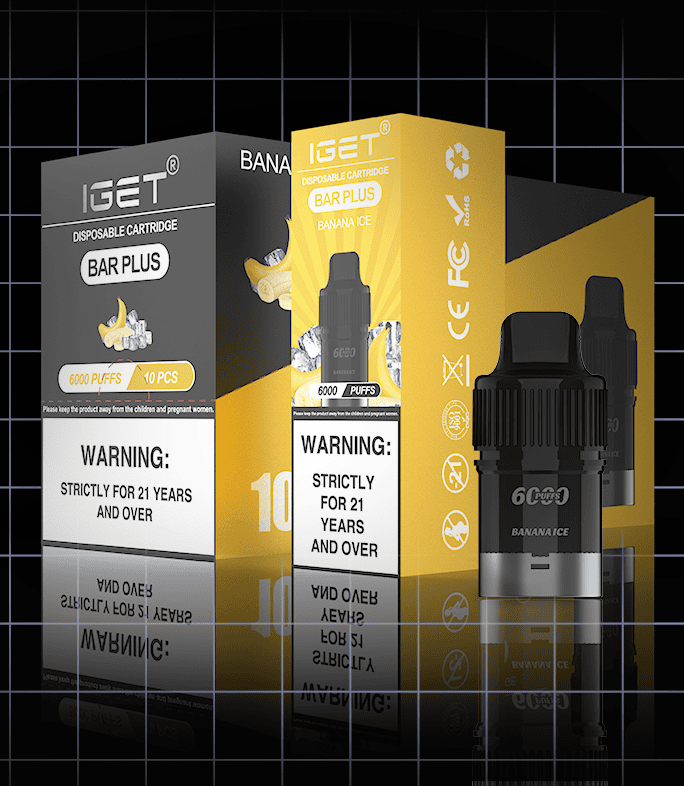 IGET BAR PLUS POD (6000 PUFFS) 10 PCS