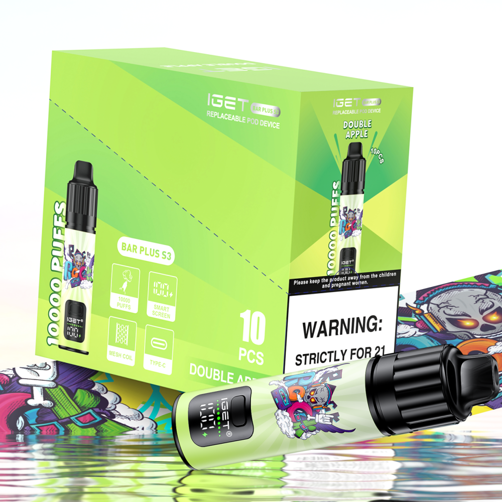 IGET BAR PLUS S3 (10000 PUFFS) 10 PCS