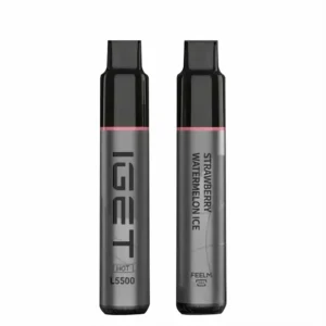IGET HOT Strawberry Watermelon Ice 5500 Puffs Disposable Vape