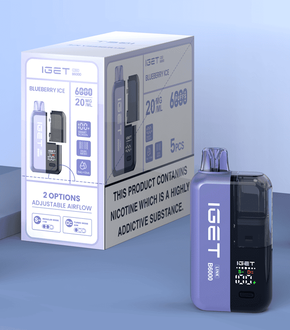 IGET LINK B6000 (6000 PUFFS) 5 PCS