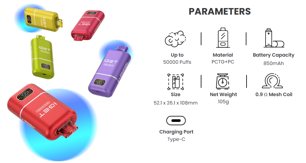 IGET MOVE B50000, IGET MOVE B50000 Australia, IGET MOVE B50000 50000 Puffs, Buy IGET MOVE B50000, IGET MOVE B50000 Vape IGET Disposable Vape, 50000 Puff Vape, Dual Flavour Vape, Mesh Coil Vape, Digital Display Vape, Rechargeable Vape, USB-C Rechargeable Authentic IGET, Premium Vape Australia, Australia Vape Store