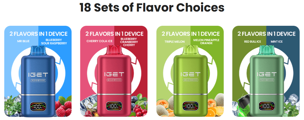 IGET MOVE B50000, IGET MOVE B50000 Australia, IGET MOVE B50000 50000 Puffs, Buy IGET MOVE B50000, IGET MOVE B50000 Vape IGET Disposable Vape, 50000 Puff Vape, Dual Flavour Vape, Mesh Coil Vape, Digital Display Vape, Rechargeable Vape, USB-C Rechargeable Authentic IGET, Premium Vape Australia, Australia Vape Store