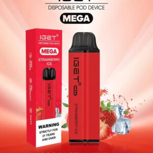 IGET Mega Strawberry Ice (3000 Puffs)