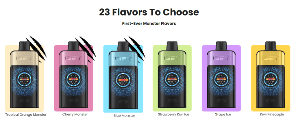 IGET ONE 23 Flavors To Choose