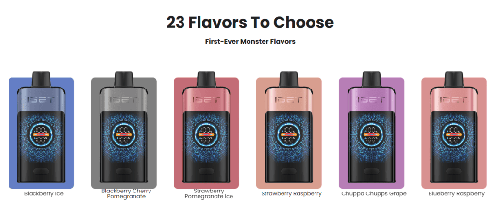 IGET ONE Flavors To Choose