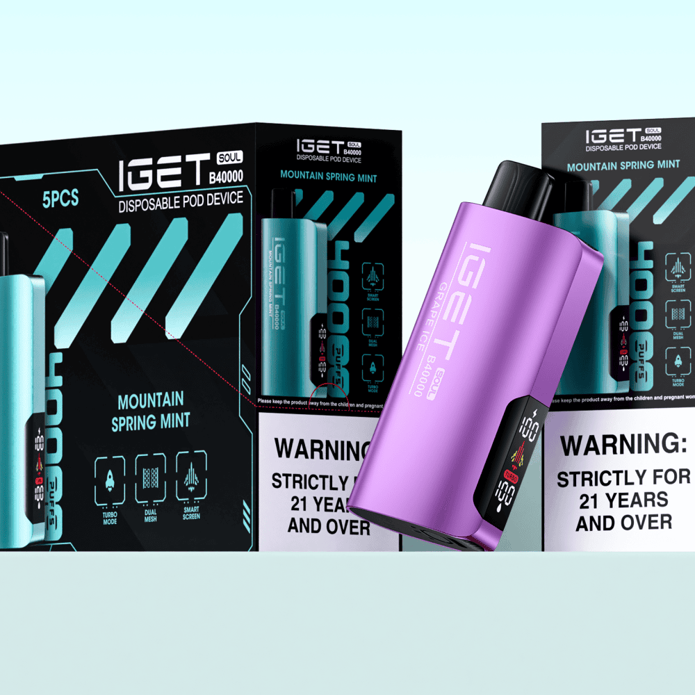 IGET SOUL B40000 (40000 PUFFS) 5 PCS